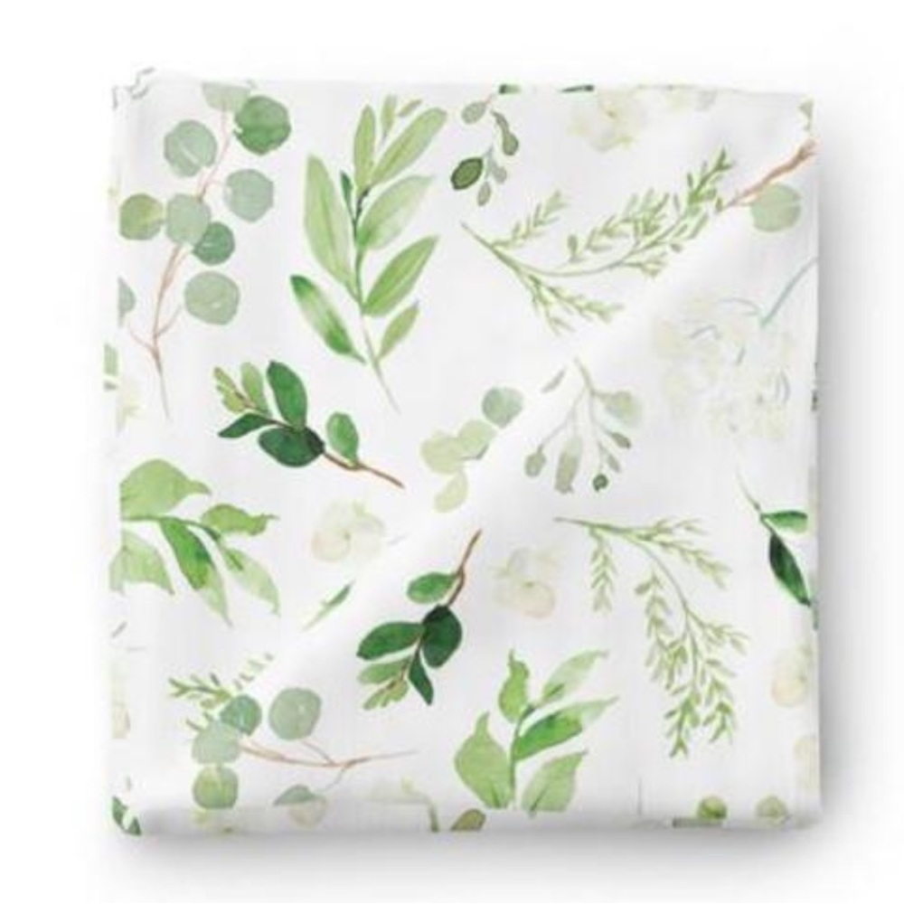 Leaf Greenery Oversized Swaddle Blanket